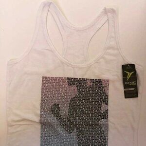 Old Navy Active Women’s white tank XS raceback Run